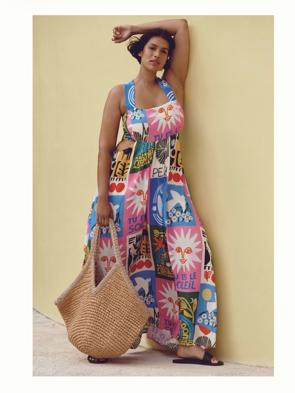 Anthropologie The Piper Bandeau Cutout Maxi Dress: Anisa
Makhoul Edition
